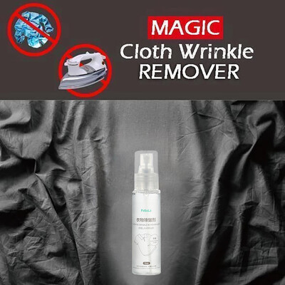 

〖Follure〗Clothes Wrinkle Spray Magic Cloth Wrinkle Remover Free Ironing Spray Agent 70 ML