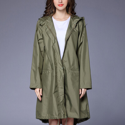 

Roseonmyhand Womens Rain Jacket Outdoor Waterproof Windproof Coat Outwear