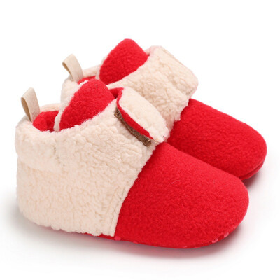 

Baby Boots Autumn Winter Models Stitching Baby Casual Soft Bottom Toddler Shoes Baby Boots Boy Girl
