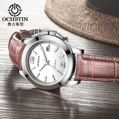 

Augustus OCHSTIN imported movement leather waterproof mens automatic mechanical watch mens watch