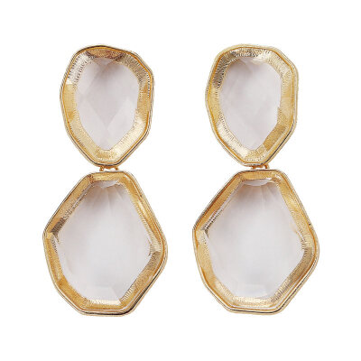 

Fashion Women Irregular Geometric Shape Statement Ear Studs Earrings Jewelry