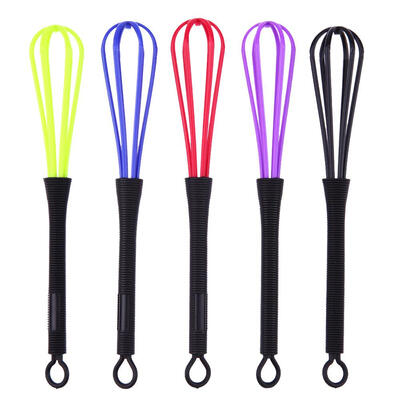 

5 Colors Professional Salon Hairdressing Dye Cream Whisk Plastic Hair Mixer