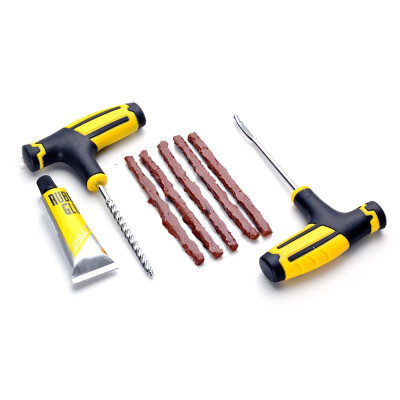 

Car Tire Repair Tool Tire Repair Kit Studding Tool Set Auto Bike Tubeless Tire Tyre Puncture Plug Garage Car Accessories