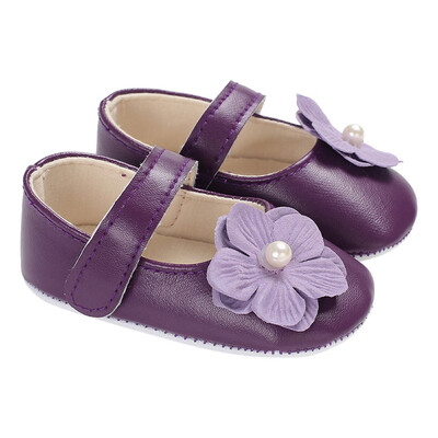 

Baby Infant Kids Girl Flowers Soft Sole Crib Toddler Newborn Shoes