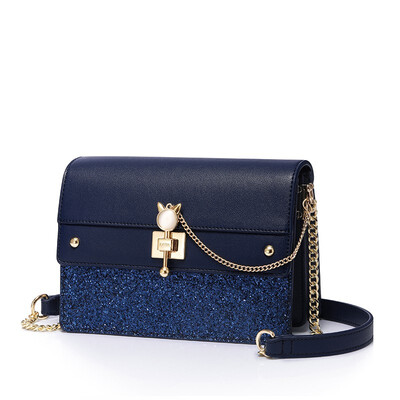 

Marsoul wild fashion shoulder bag Messenger bag girl shoulder bag small chain star with the bag small fresh color matching ladies