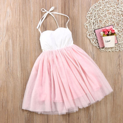 

Pretty Girls Princess Party Wedding Bridesmaid Tutu Dresses Children Photograph Dresses