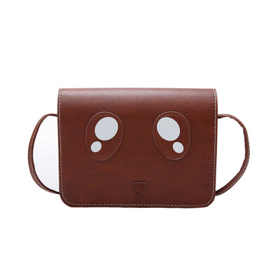 

Tailored Woman Bag Shoulder Bags Cartoon Eyes Small Square Soft Big Girls Fashion BK