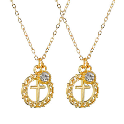 

Minimalism Heart Star Moon Necklace Round Hollow Choker Necklaces Korean Metal Gold Pendant Necklace For Women Couple Jewelry