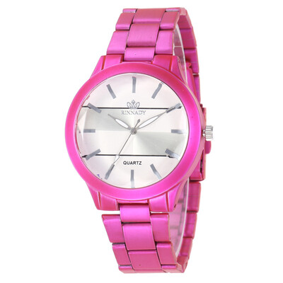 

Casual steel belt simple scale ladies watch students popular new quartz watch