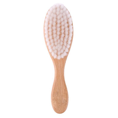 

1pc Wooden Handle Hair Cleaning Brush Soft Beard Face Wash Brush Salon Tool