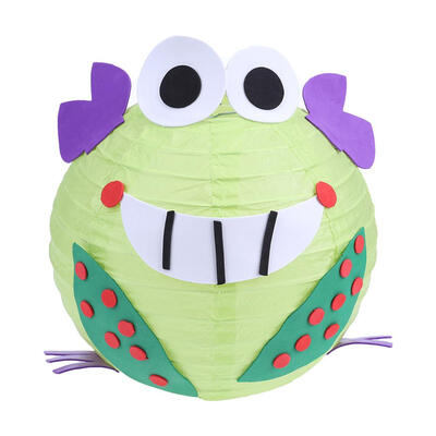 

Children DIY Cartoon Lantern Nursery Round Handcrafted Paper Lantern