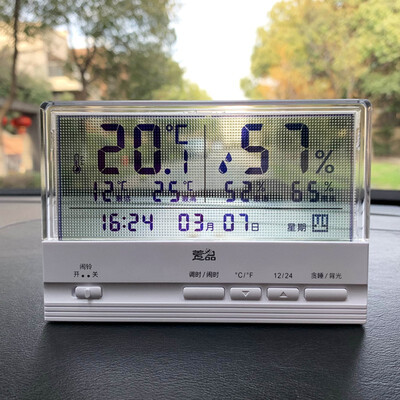 

Xuanpin Car clock thermometer&hygrometer 5248