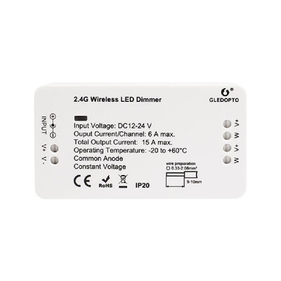 

DC12-24V Zigbee Connected Dimmable LED Controller Supported Cell Phone App Control Voice Control Timer Timing Function Time Sett
