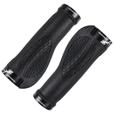 

1Pair 222mm MTB Bike Grip Bicycle Handle Handlebar Rubber Bar End Accessories