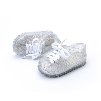 

Lace-Up Sneakers Casual Korean Students Boys And Girls Jelly Childrens Shoes