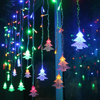 

〖Follure〗35M Christmas Tree Icicle Fairy String Lights LED BulbsHome Xmas Decoration