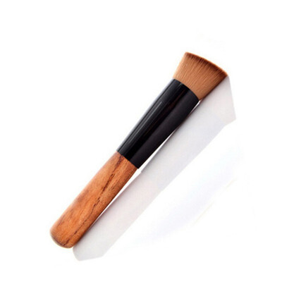 

Super 1Pcs Makeup Powder Concealer Blush Liquid Foundation Wooden Brush Cosmetics