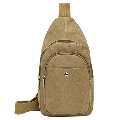 

Men Chest Bag Winter Sports Canvas Casual Shoulder Messenger Crossbody Bag