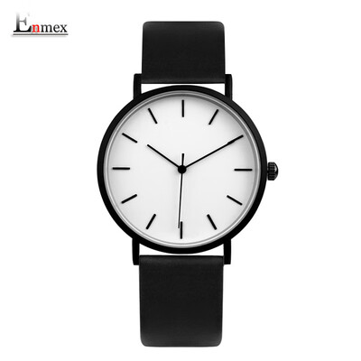 

Enmex simple design elegant temperament watches stereo simple ladies temperament watches