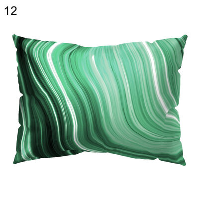 

Irregular Stripe Pillow Case Sofa Waist Throw Cushion Cover Home Office Decor