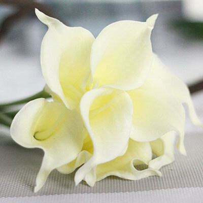 

FUNNYBUNNY Artificial Flowers Fake Flowers Artificial Calla Lily Bridal Wedding Bouquet for Home Garden Party Wedding Decoration