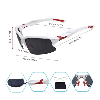 

Sports Eyewear Bike Cycling Glasses Sports Sunglasses UV Polarized Lens for Fishing Golfing Driving Running Eyewear Polarized Glas