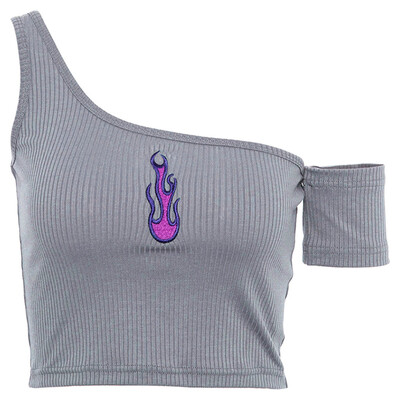 

Starmoon Women Tank Top Reflective Bralet Buckle Tube Top Vest T-shirt BKL