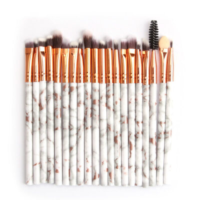 

20pcs Eye Makeup Brushes Kit Smudge Foundation Blush Brush Lip Eyeshadow Eyelash Eyebrow Brush Set Cosmetic New Hot