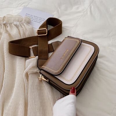 

Summer chic Leisure bag Fashion Broadband Colour Womens bag the new 2019 hundred lap shoulder slanted small square bag