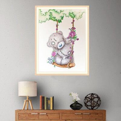 

Gobestart 5D Embroidery Paintings Rhinestone Pasted DIY Diamond Painting Cross Stitch