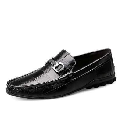 

Leather mens shoes 2019 explosion models mens shoes trend lazy shoes fashion peas shoes Korean casual shoes breathable outdoor shoes
