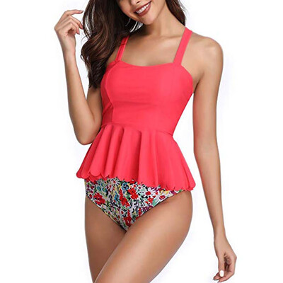 

Roseonmyhand One Piece Swimsuits for Women Slimming Monokini Swimwear Bathing Suits HalterSwi