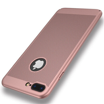 

Goowiiz Phone Case For Iphone 6 Plus6s Plus7 Plus8 Plus Full Protection Slim Hard PC Breathable Grid Back Cover