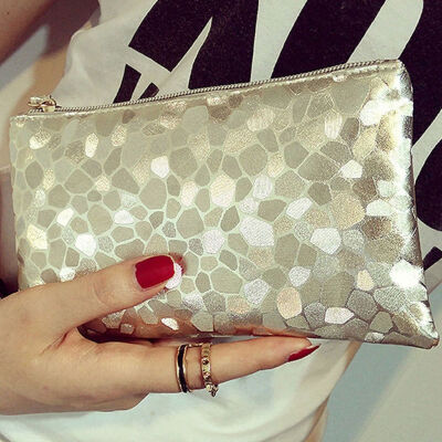 

2019 New Style Hot Womens Fashion Glitter Sequins Evening Party Clutch Bag Wallet Purse Casual Zipper