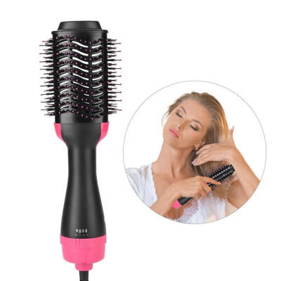 

Multifunctional 2 In 1 Hair Dryer Volumizer Rotating Hair Brush Roller Styling Straightening Curling IronEU PLUG