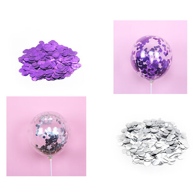 

Confetti Balloon Sequin Silver Inflatable Balloons Gold Emulsion Transparent Party Birthday Festival Decoration 12 inch