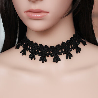 

New Black Lace Short Choker Necklace Girls Punk Elegant Trendy Women Korean Necklace Fashion Jewelry