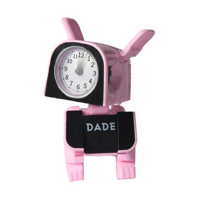 

Cartoon Manual Deformation Dog Alarm Clock Electronic Wake Up Timer Kid Toy