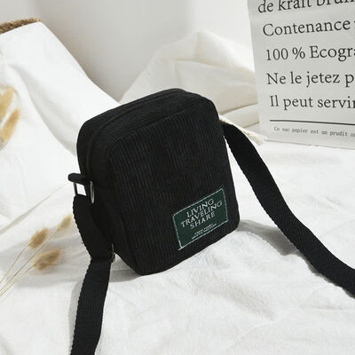 

2019 New Style Fashion Women Corduroy Single Shoulder Lady Flap Corduroy Crossbody Bag Handbag Tote Messenger
