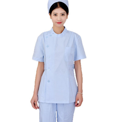 

JIN YAO Short Sleeve Womens Thin Nurses Wear Salon Workwear 5548