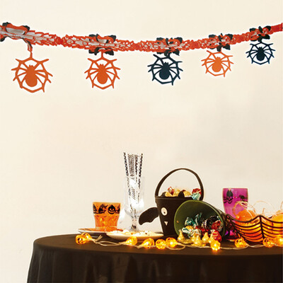 

Toponeto Paper Garlands Hanging Flag Decoration Banquet Decoration Flag For Halloween