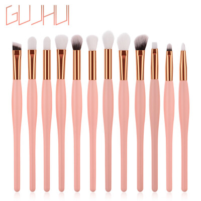 

Toponeto 12PCS Wooden Eye shadow Eyeshadow Brush Makeup Brush Sets Tools