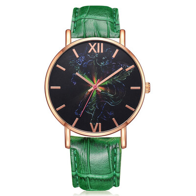 

Exquisite Women Watches Simple Scale Dial Ladies Quartz WristwatchSport Leathere Strap Clock Fashion Dress Zegarki Damskie50