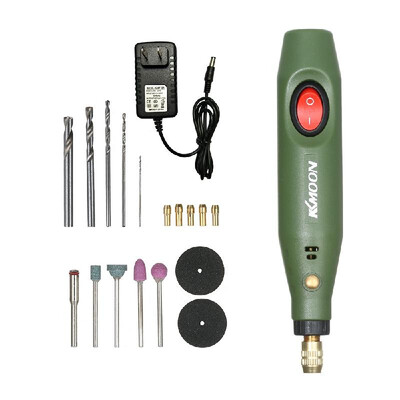 

KKmoon DC12V Multi-functional Mini Electric Grinder Set Electric Drill Grinding Rotary Tool Kit for Milling Polishing Engraving