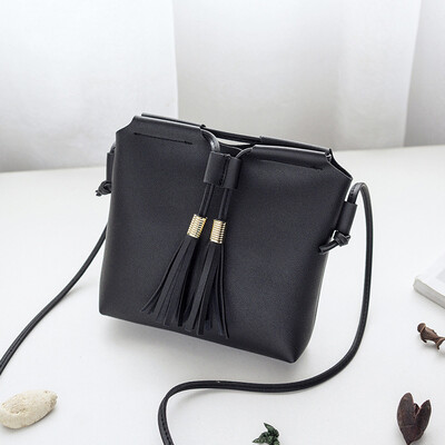 

Tailored Fashion Women Crossbody Bag Shoulder Bag Coin Bag Phone Bag Messenger Bag Black
