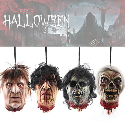 

6 Style Halloween Decoration Scary Bloody Prank Toy Nail Through Head Horror Halloween Props