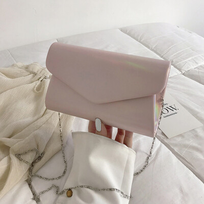 

Advanced sense of foreign style womens bag chic chain bag new 2019 creative color small square bag shoulder Messenger bag