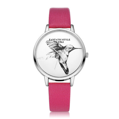 

High Quality Watches Women Animal Pattern Dial Ladies Simple Quartz Wristwatch Fashion Clock Casual Leather Strap Reloj Mujer50