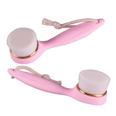 

Women Lady Beauty Superfine Fibre Soft Facial Brush Deep Pore Cleansing Brush Nylon Face Washing Brush with Long Handle