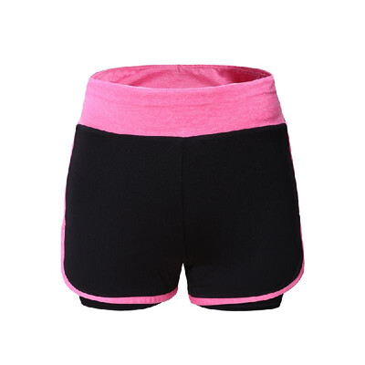 

2-in-1 Running Yoga Shorts for Women Workout Fitness Stretch Sport Shorts